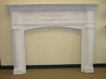 Arched Surround with Half Columns
