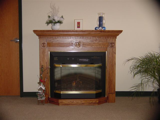 Cabinet Mantel for Electric Fire Place