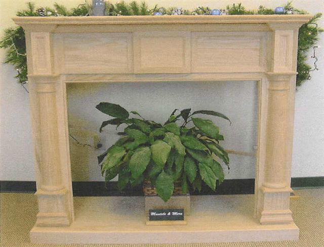 Cabinet Surround with Tappered Columns