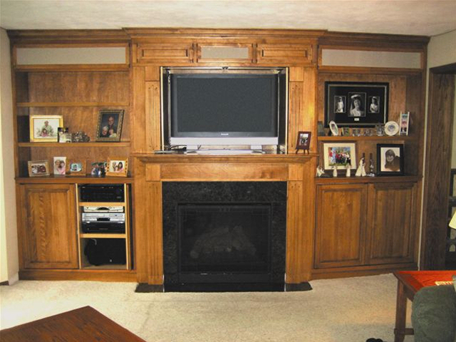 Full Wall Entertainment Center