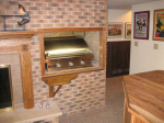 Grill Trim and Drop Leaf Table
