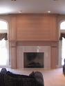 Raised Panel Surround with Overmantel